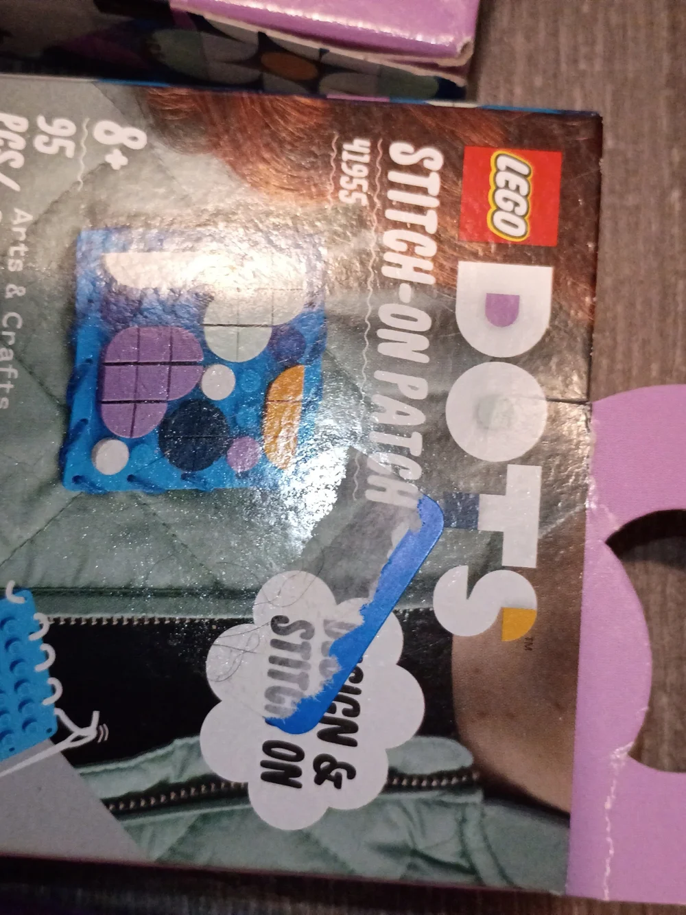 Lego Dots Purple Blue Yellow Black Patch Pack